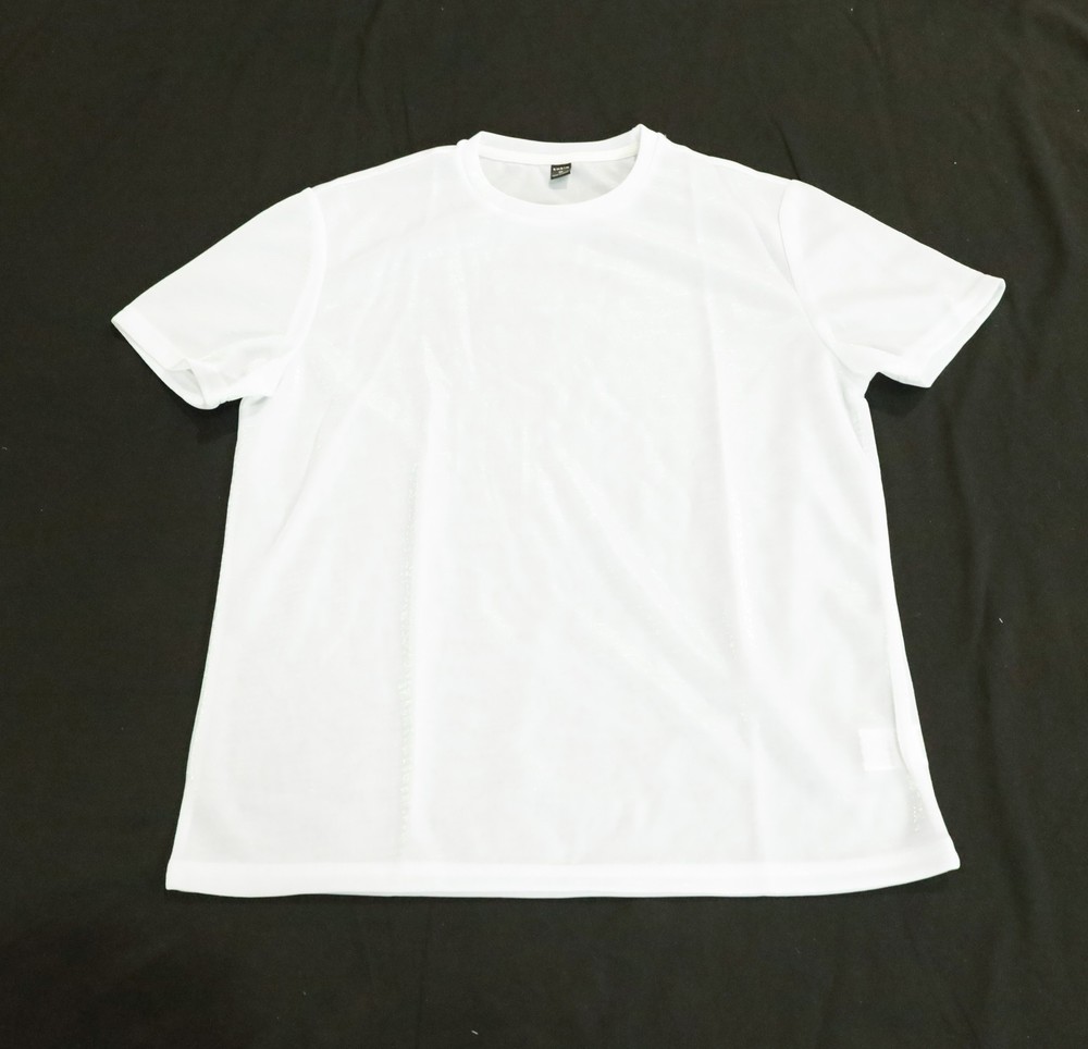 SHEIN Men’s Solid Drop Shoulder Short Sleeve T-Shirt JM3 White Size XL