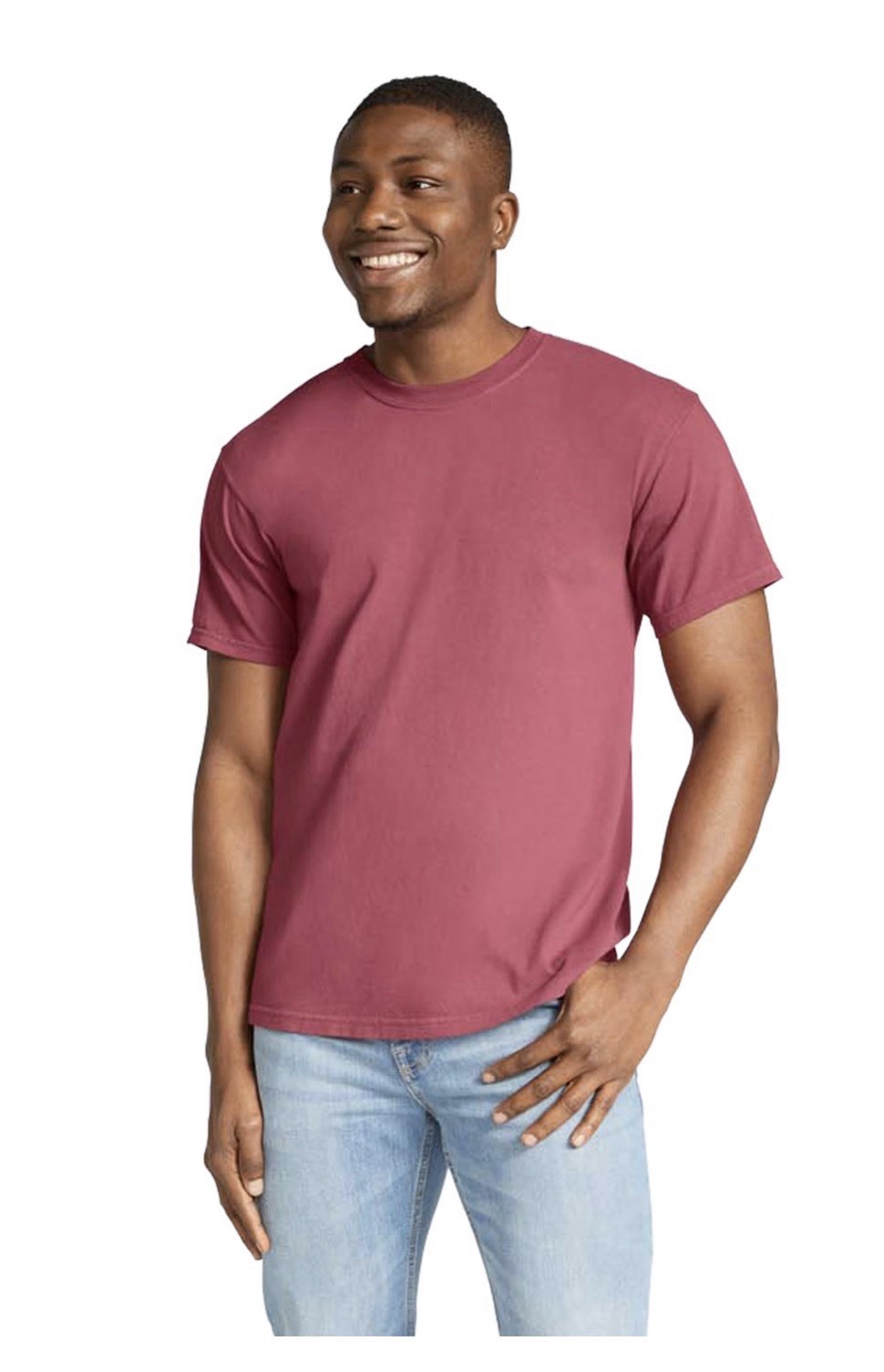 Comfort Colors 100% Cotton Garment-Dyed Heavyweight T-Shirt 1717 Crimson S-Large gallery