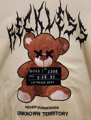 CR 24 Men’s T-Shirt Sizer XL Reckless Bear Graphic on Front *NEW*