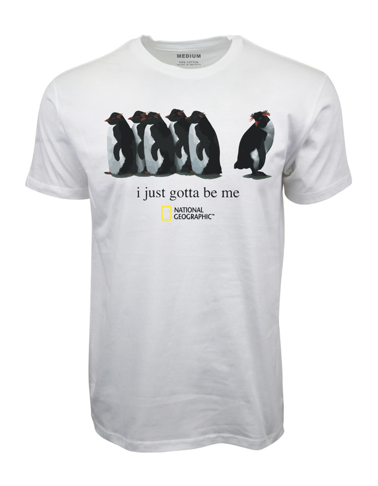 2001 ‘I JUST GOTTA BE ME’ ROCKHOPPER NATIONAL GEOGRAPHIC TEE