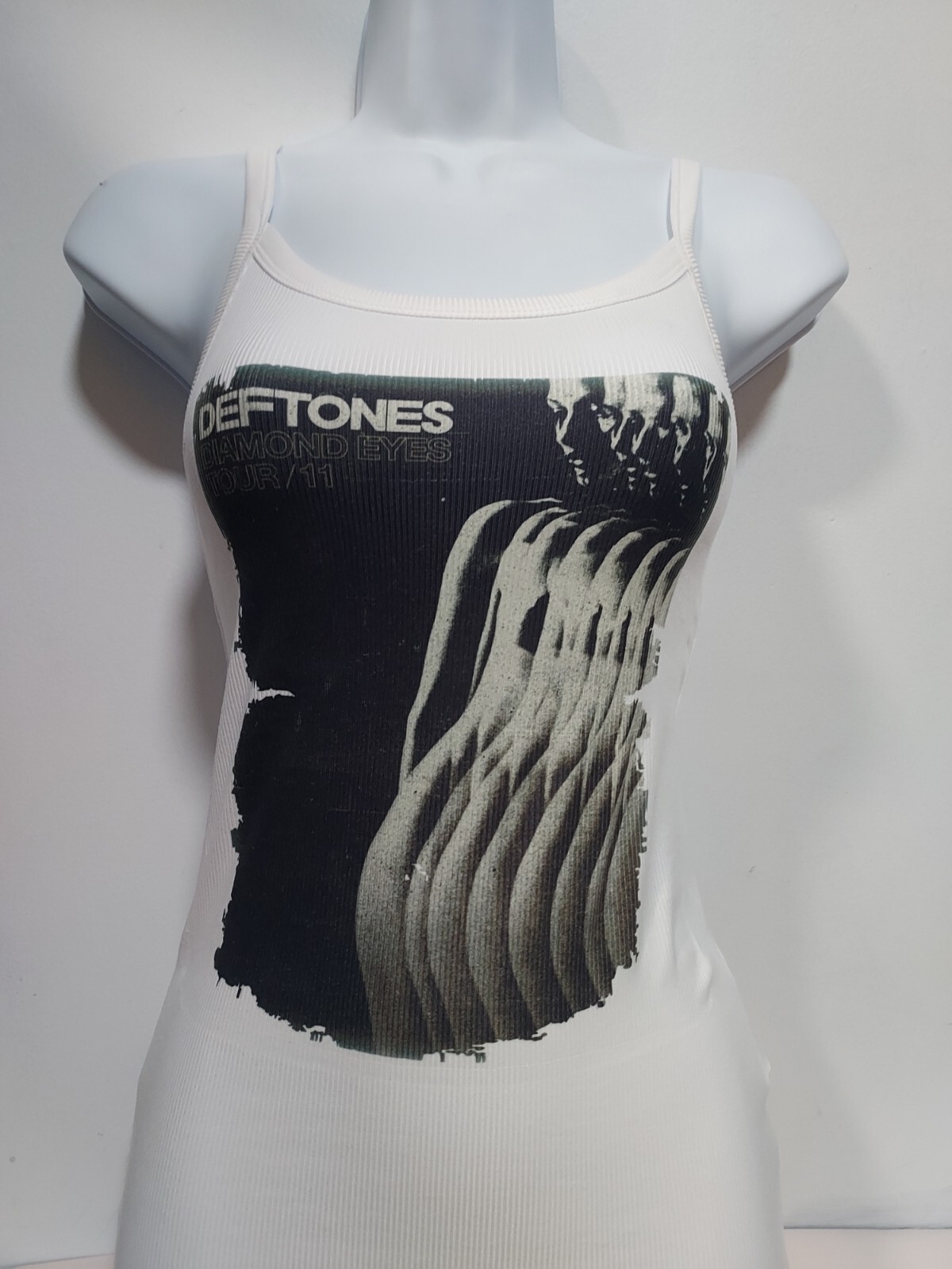 Deftones tank top ribbed vintage poster diamond deftones shirt xs through xxl gallery