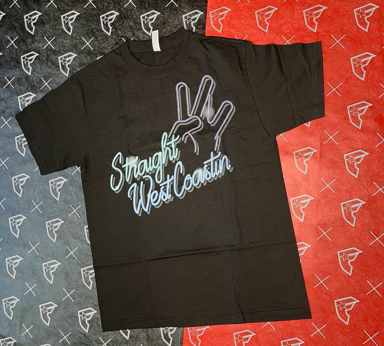 Famous Stars And Straps West Coast Sample Shirt Medium NEW Blink 182 gallery