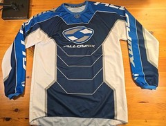 Alloy MX Motocross Large Blue Shirt. J1