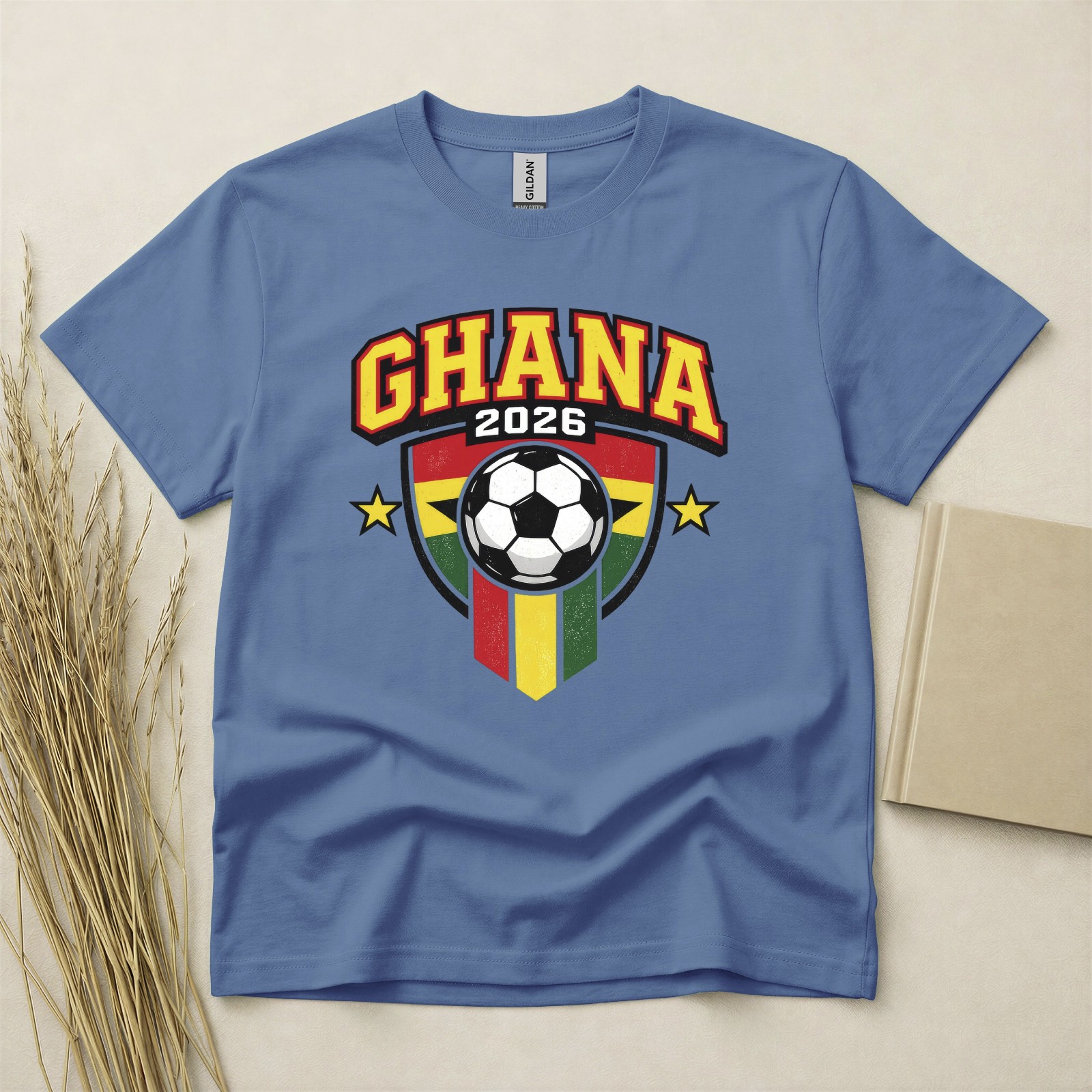 Ghana 2026 Football Fan T Shirt Soccer Supporters Gildan Cotton Family Top gallery