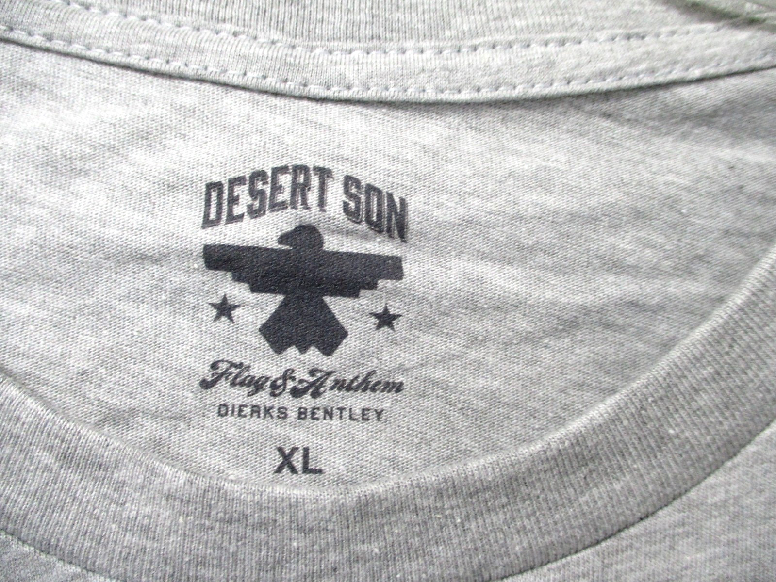 Graphic T Shirt Flag & Anthem x Dierks Bentley Mens XL Desert Son Gray SS gallery