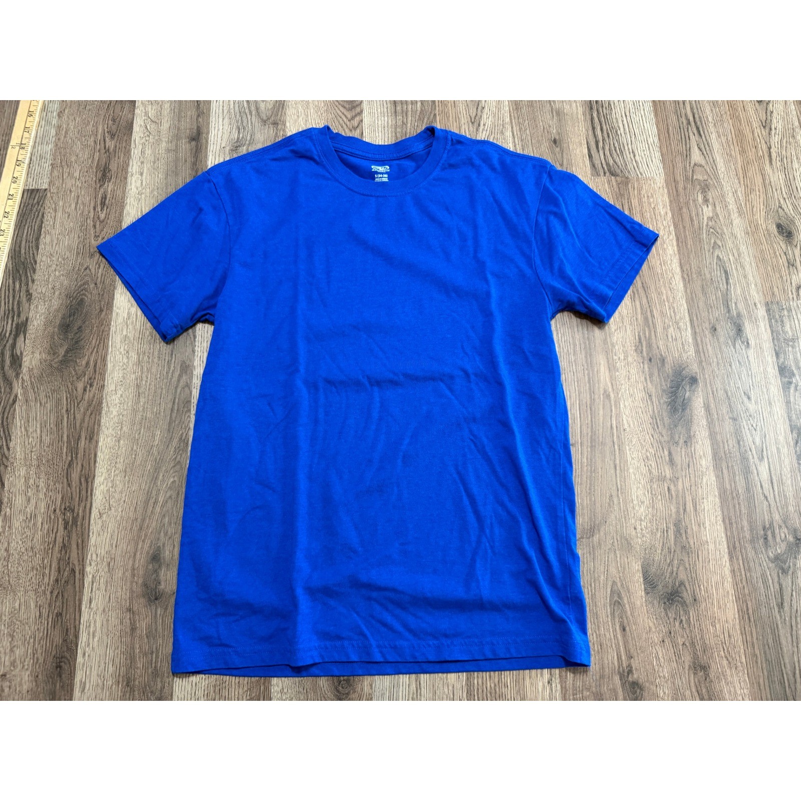 Athletic Works T-Shirt Mens Small Blue Adult Recycled Blend Short Sleeve gallery