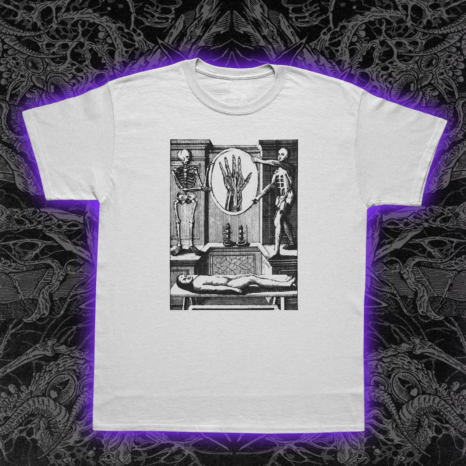 Altar of the Reaching Hand T-Shirt Occult Anatomical Gothic Vintage Art Macabre gallery