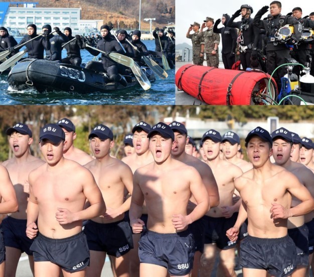 ROK Navy SSU Deep Sea Diver Tactical Cool Dry T-Shirt Sea Salvage & Rescue Unit gallery