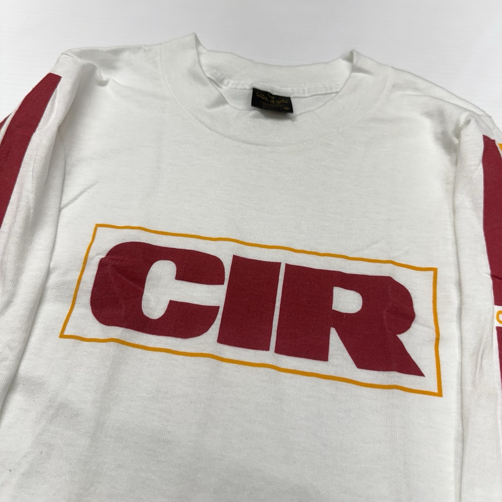Vtg 1984 Corporate Invitational Run Mens Long Sleeve T-Shirt M White USA NYC gallery