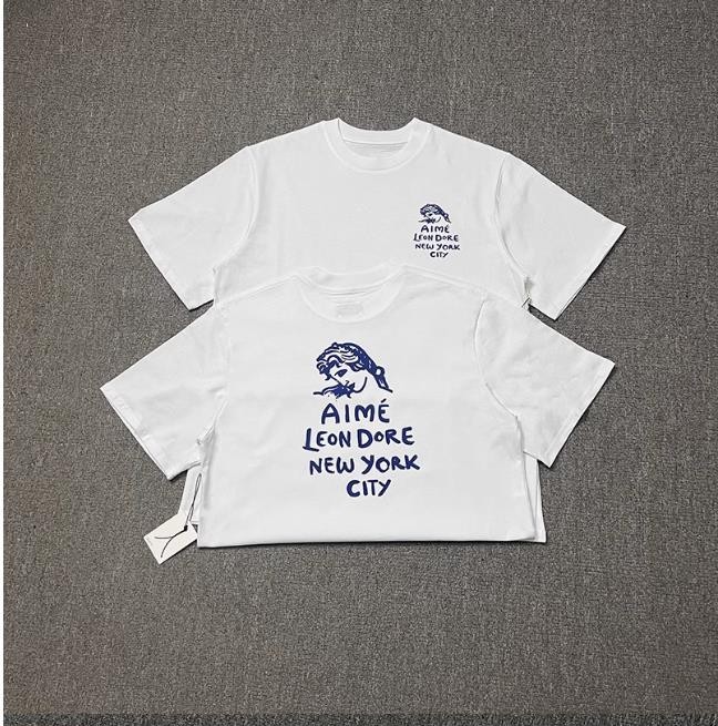 2025 Unisex Anniay-lin/Aime/ Leon /Dore ALD Printed Casual Short sleeved T-shirt gallery
