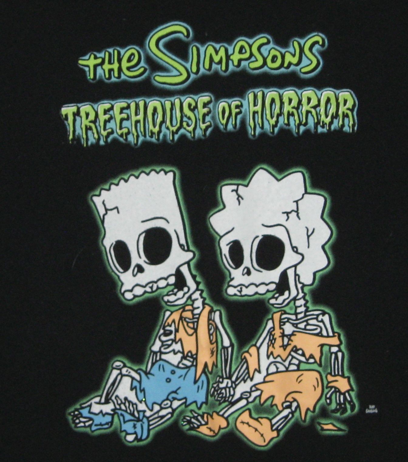 The Simpsons Men's T-Shirt Sz L Treehouse Of Horror gallery