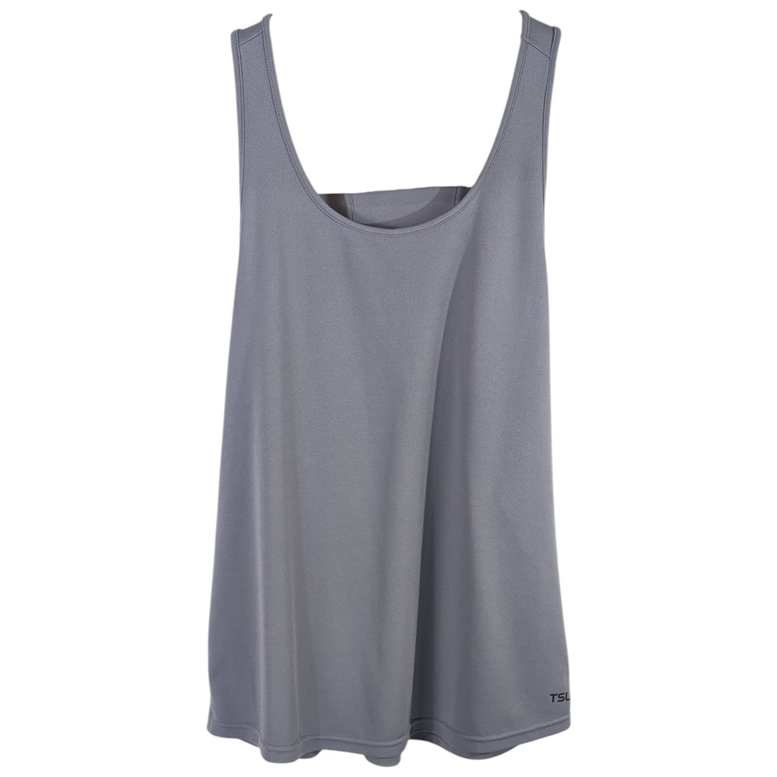TSLA Tank Top Mens 2XL XXL Gray Sleeveless Workout Shirt Electric Vehicle Cars gallery