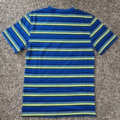 Champion Classic Tailored Stripe Short Sleeve T-Shirt Blue Green Black Men’s NWT