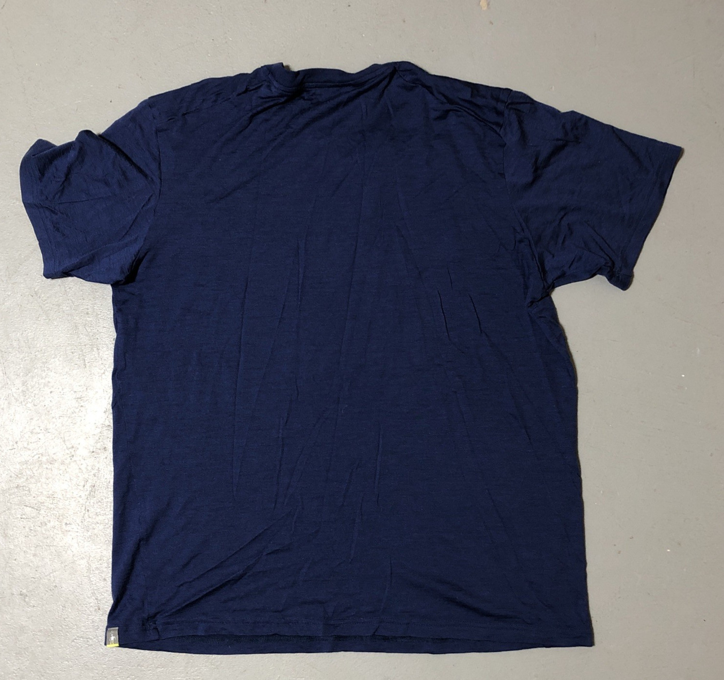Smartwool Merino Wool T Shirt Mens Large Baselayer Short Sleeve Logo Blue gallery