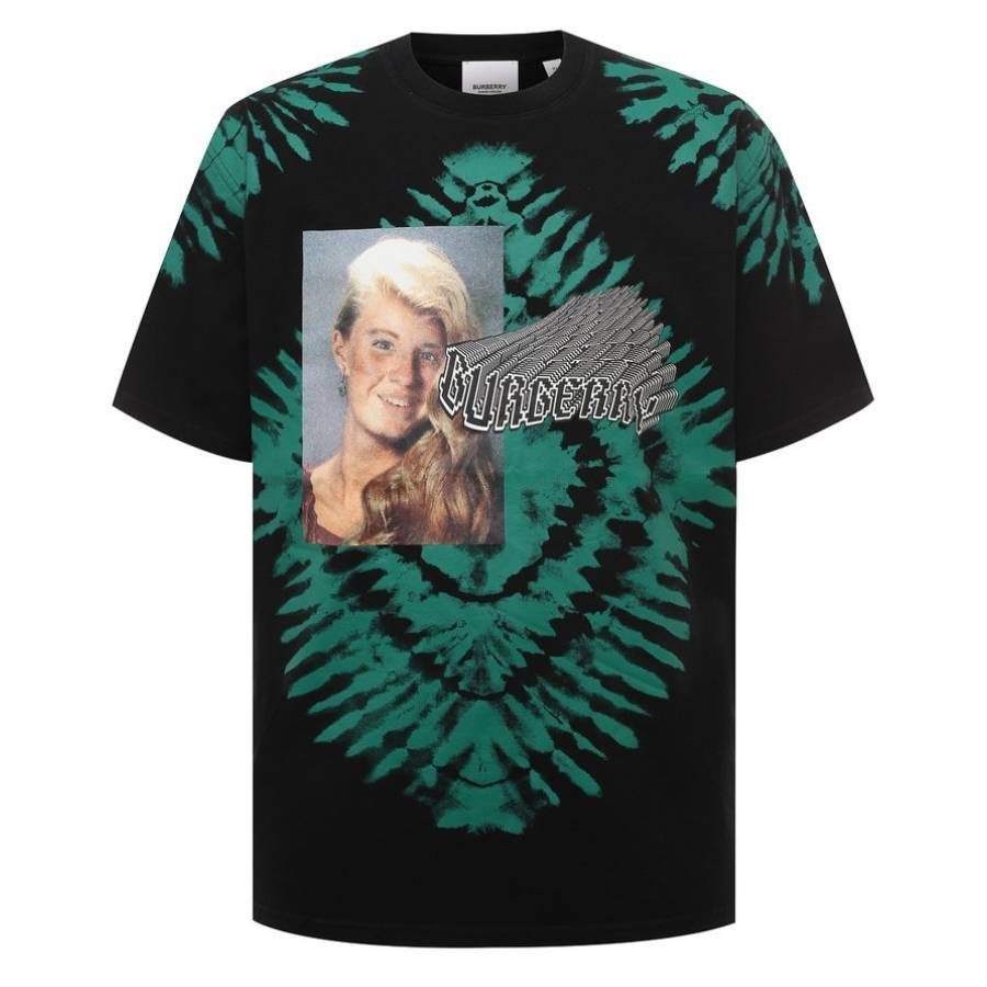Burberry Tie-Dye Pattern T-Shirt, Men’s Size XX-Small (Youth Size Large)