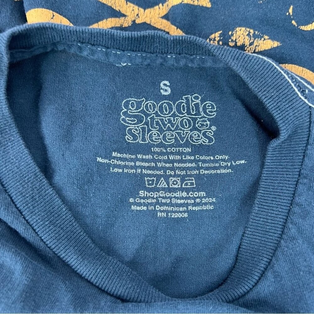 Goodie two sleeves tshirt tee Golf Championship California Blue Tee gold yellow gallery