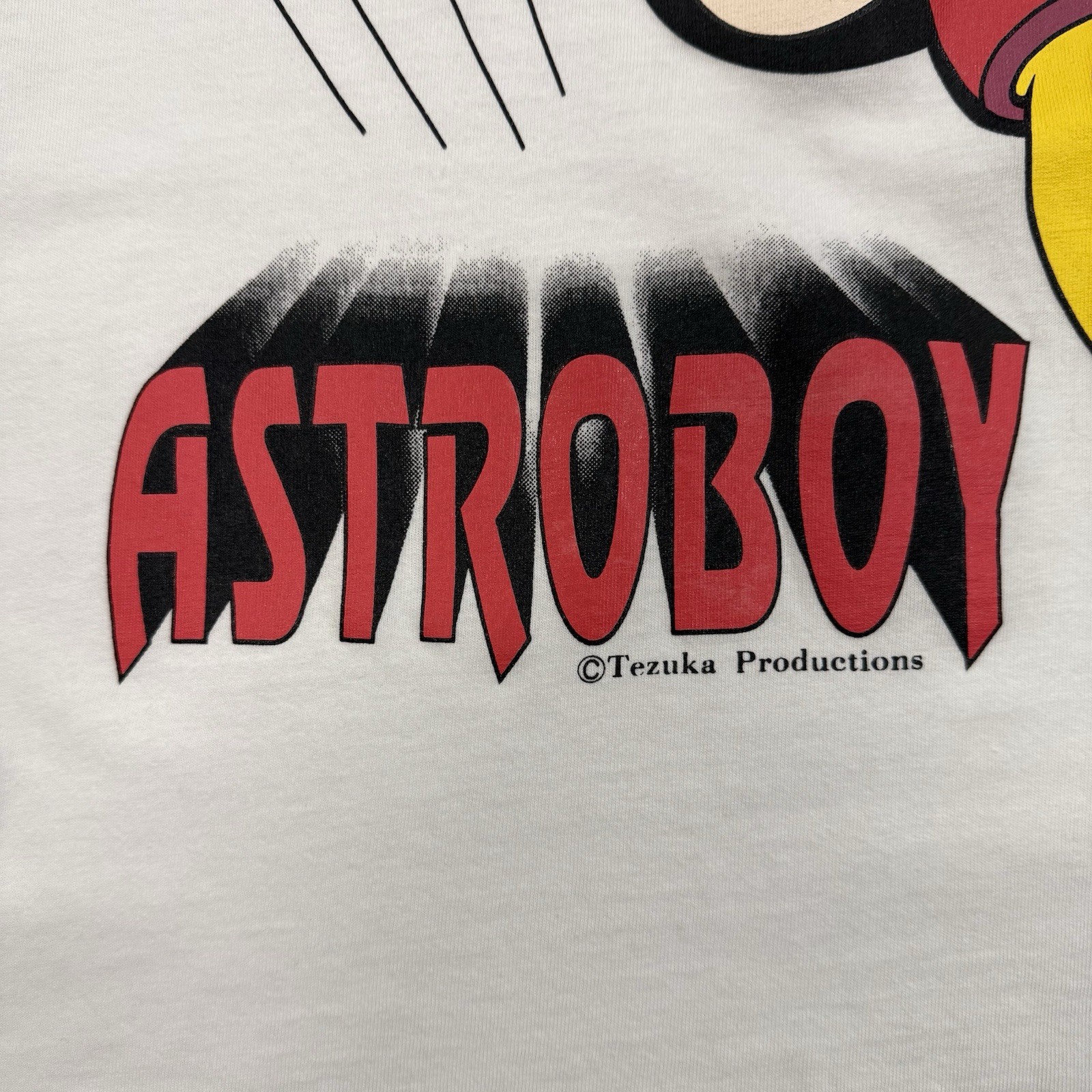 Vintage 90s Astro Boy Cartoon Japenese Anime White Graphic Shirts Men’s Large gallery