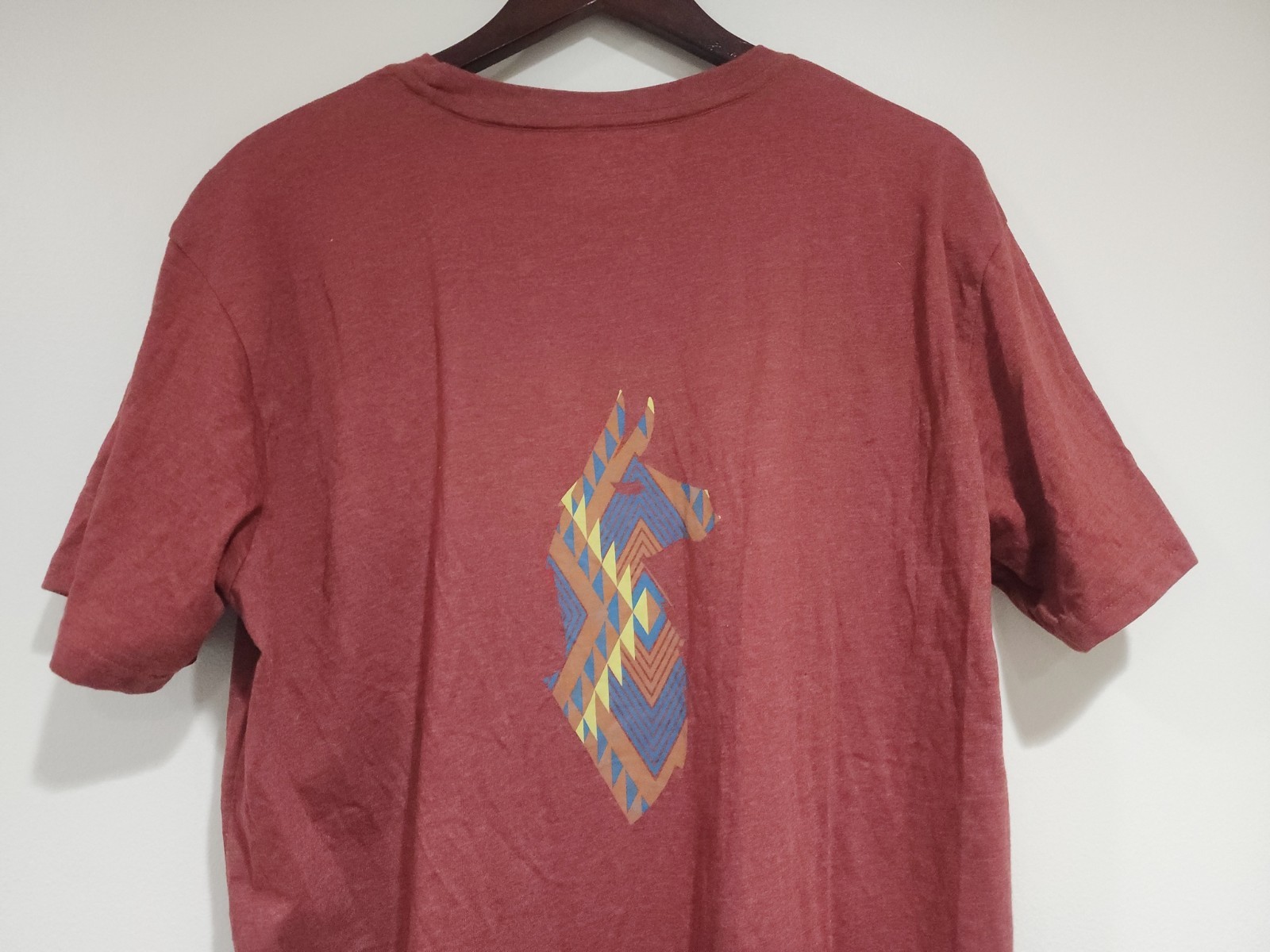 Cotopaxi Llama Lover T Shirt Mens 2XL Rust Graphic Organic Cotton Quick Drying gallery