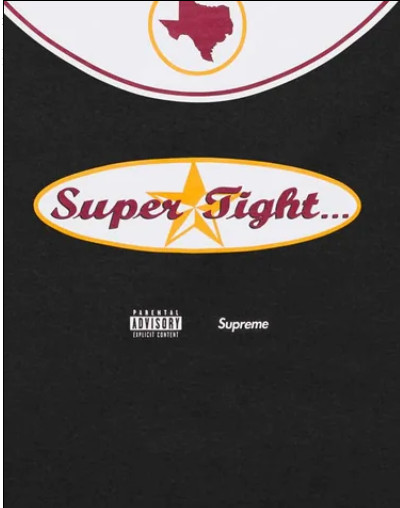 Supreme UGK Super Tight Tee Black SS24 New In Hand Size Large Box Logo Pimp C gallery