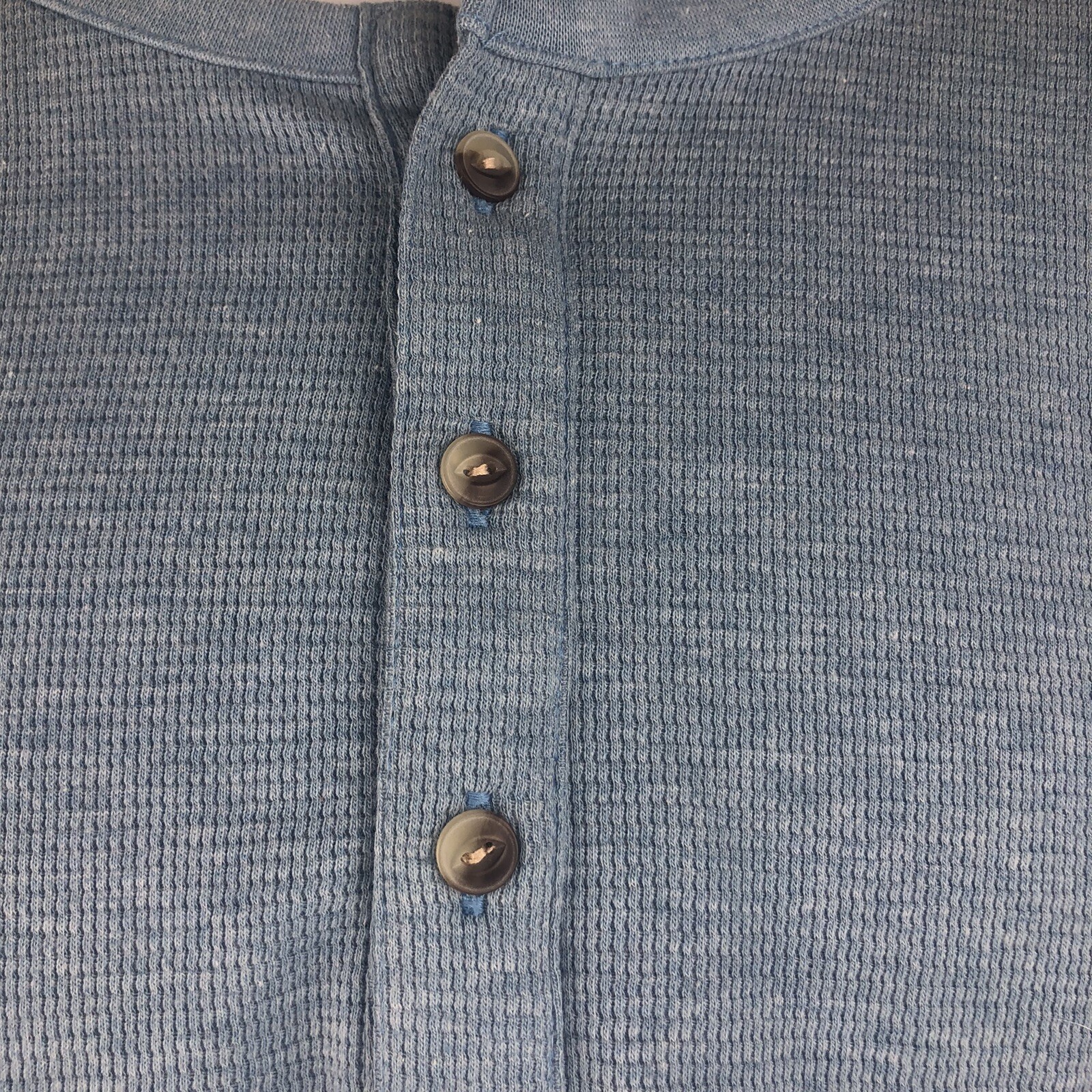 Men’s XL Thermal Blue Shirt Long Sleeve Bleu Ice Company gallery
