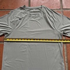 Rhone XXX Men’s Medium Gray Nylon Polyester Blend Workout T-Shirt