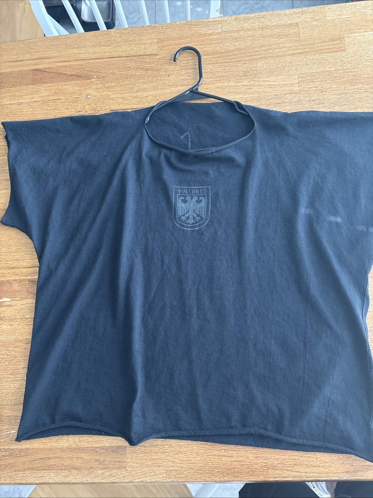 Yeezy Vultures Black Short Sleeve Box Oversized T-Shirt Mens Size 1 (S/M) gallery