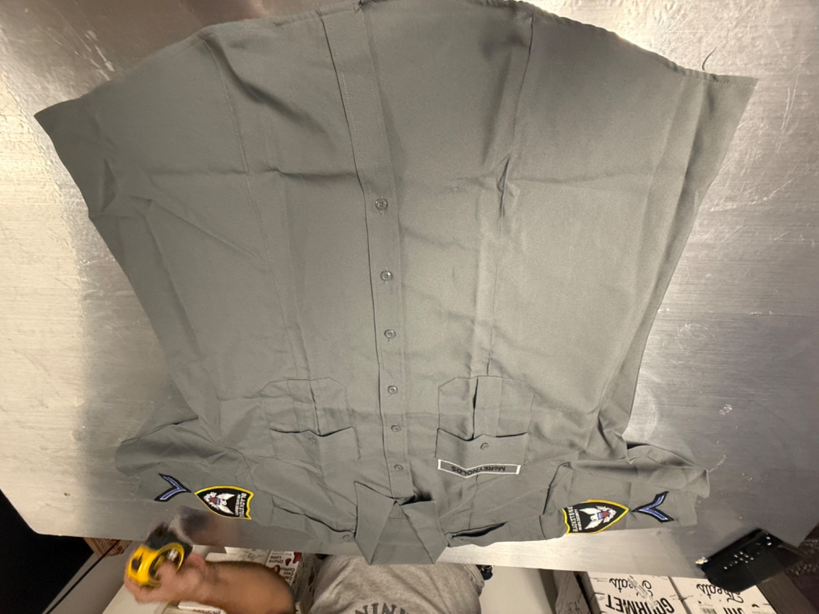 McReynolds BlackStone Private Security Shirt Uniform 2XL 18-18.5 Short Sleeve gallery