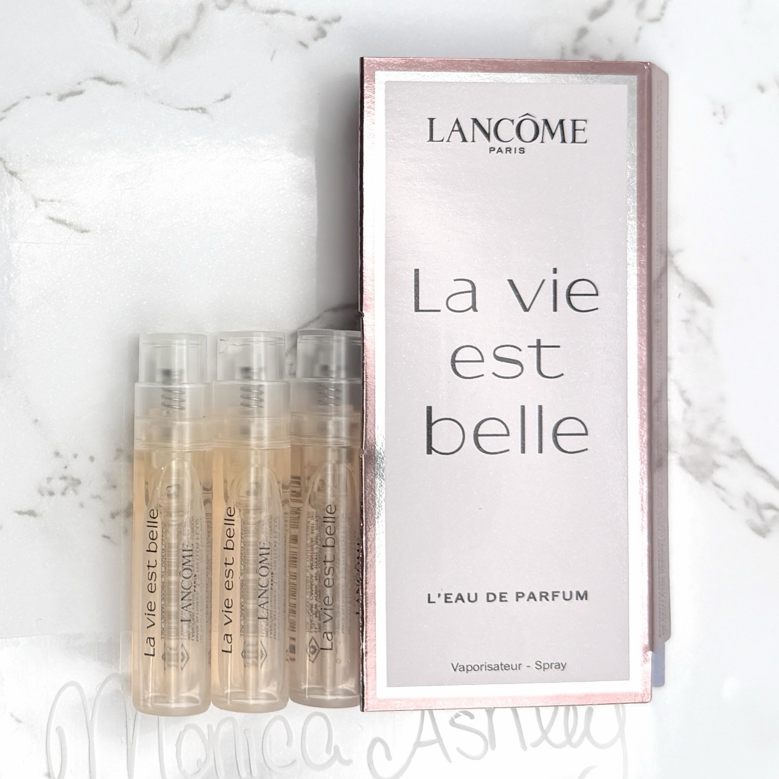 3x LANCOME La Vie Est Belle L’EAU De Parfum Spray Sample 1.2ml Perfume Sample