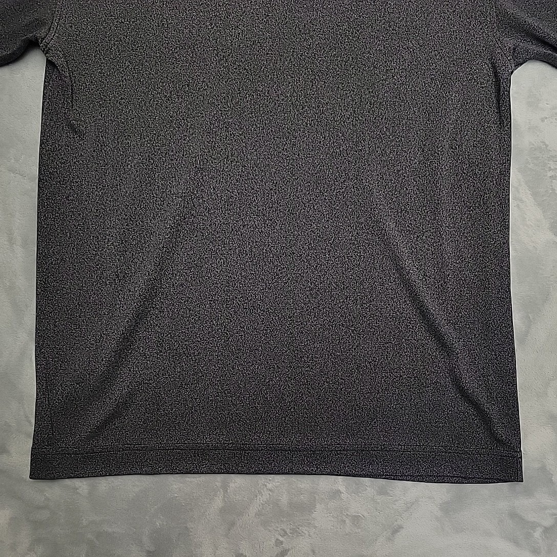 Tulliano Shirt Men Medium Black Silk Blend Mock Neck Short Sleeve Knit Luxury gallery