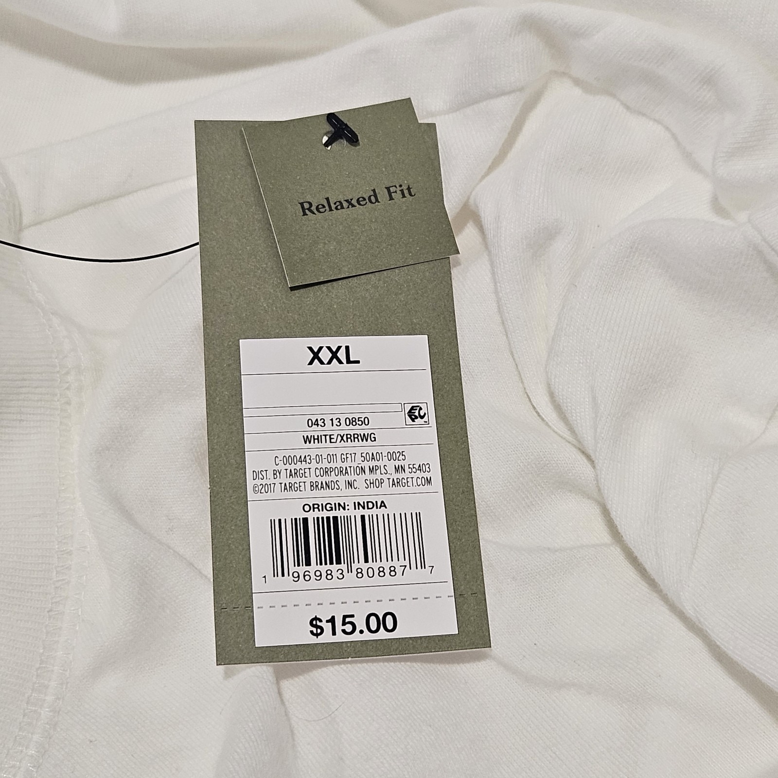 NWT Goodfellow & Co Men’s Size XXL White Relaxed Fit T-shirt. gallery