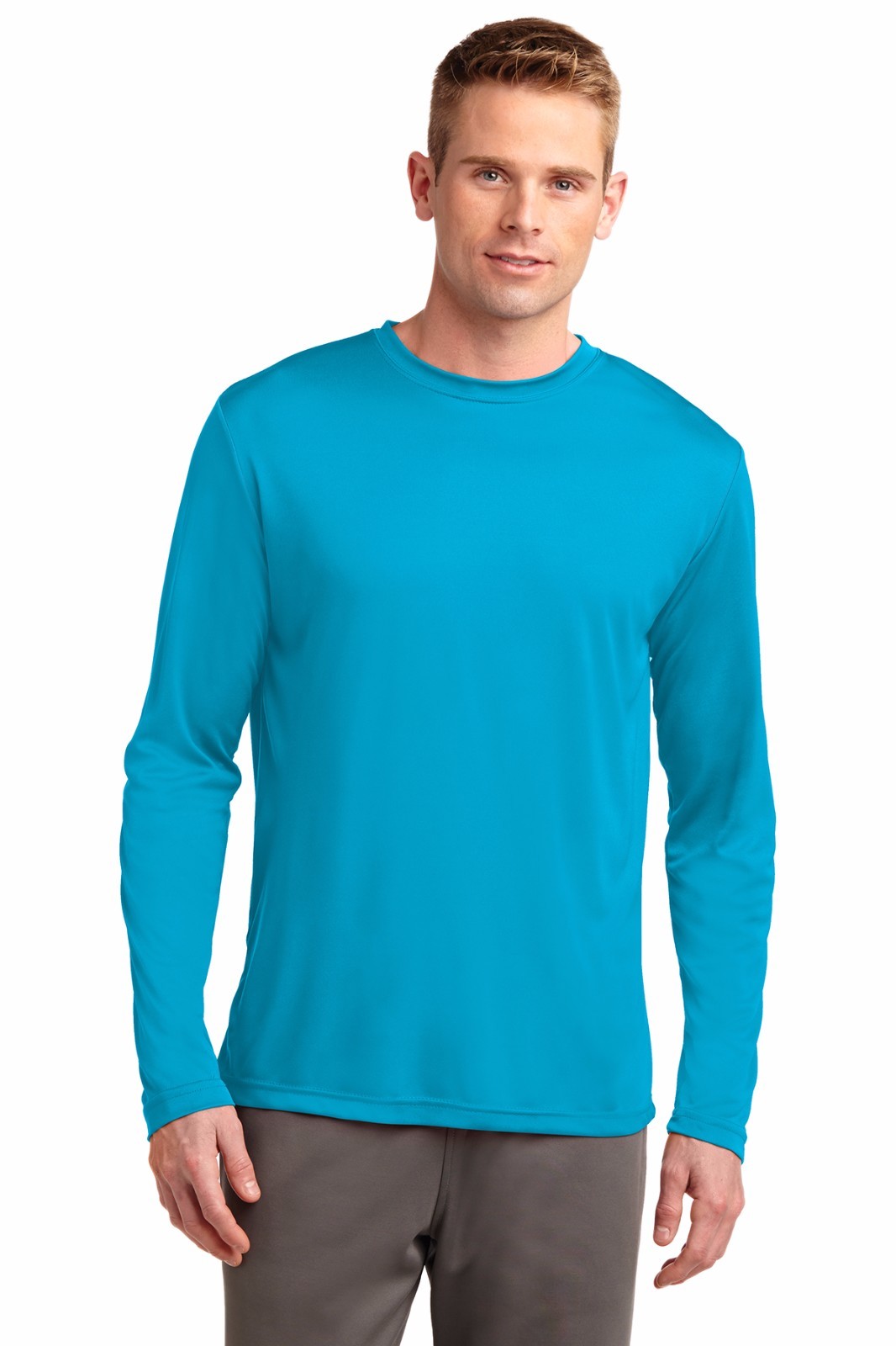 Sport-Tek Men's Long Sleeve Performance Moisture Wicking T-Shirt M-ST350LS gallery