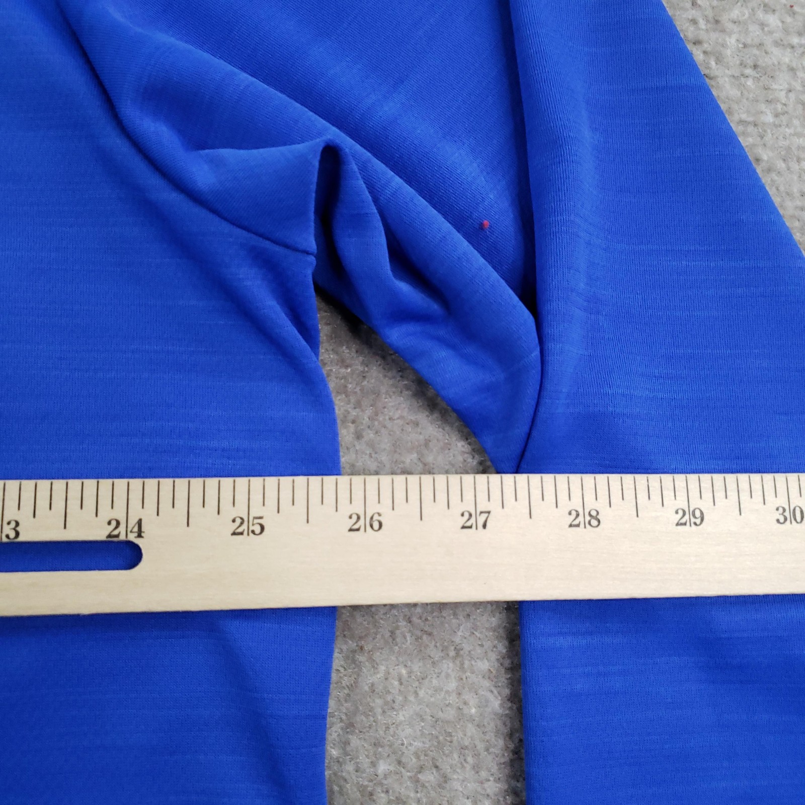 Nike Shirt Mens 2XL XXL Blue Long Sleeve 1/4 Zip pullover Mock Neck Dri-FIT Logo gallery
