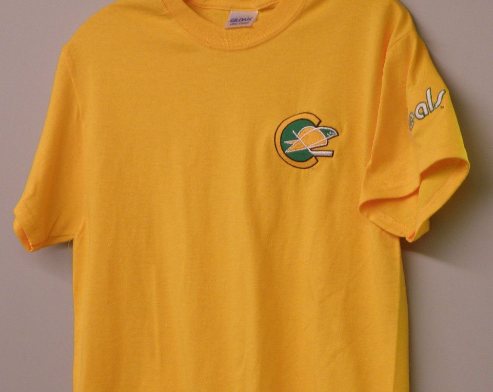 NHL Hockey California Golden Seals Embroidered Adult T- Shirt S-6XL, LT-4XLT New gallery