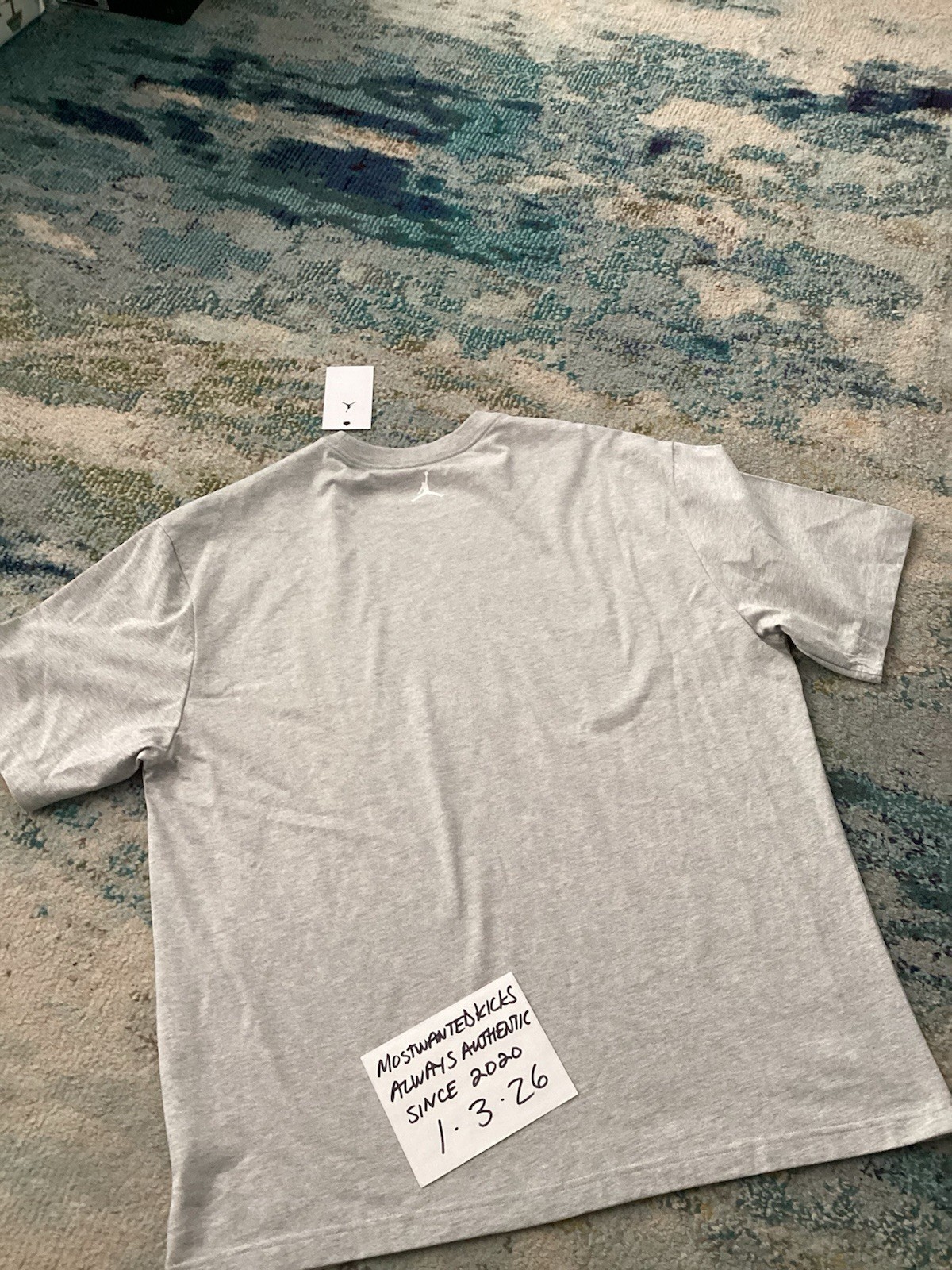 NWT Nike Air Jordan Retro Wingspan Heather Grey T-Shirt Men’s Sz XL FREE SHIP!! gallery