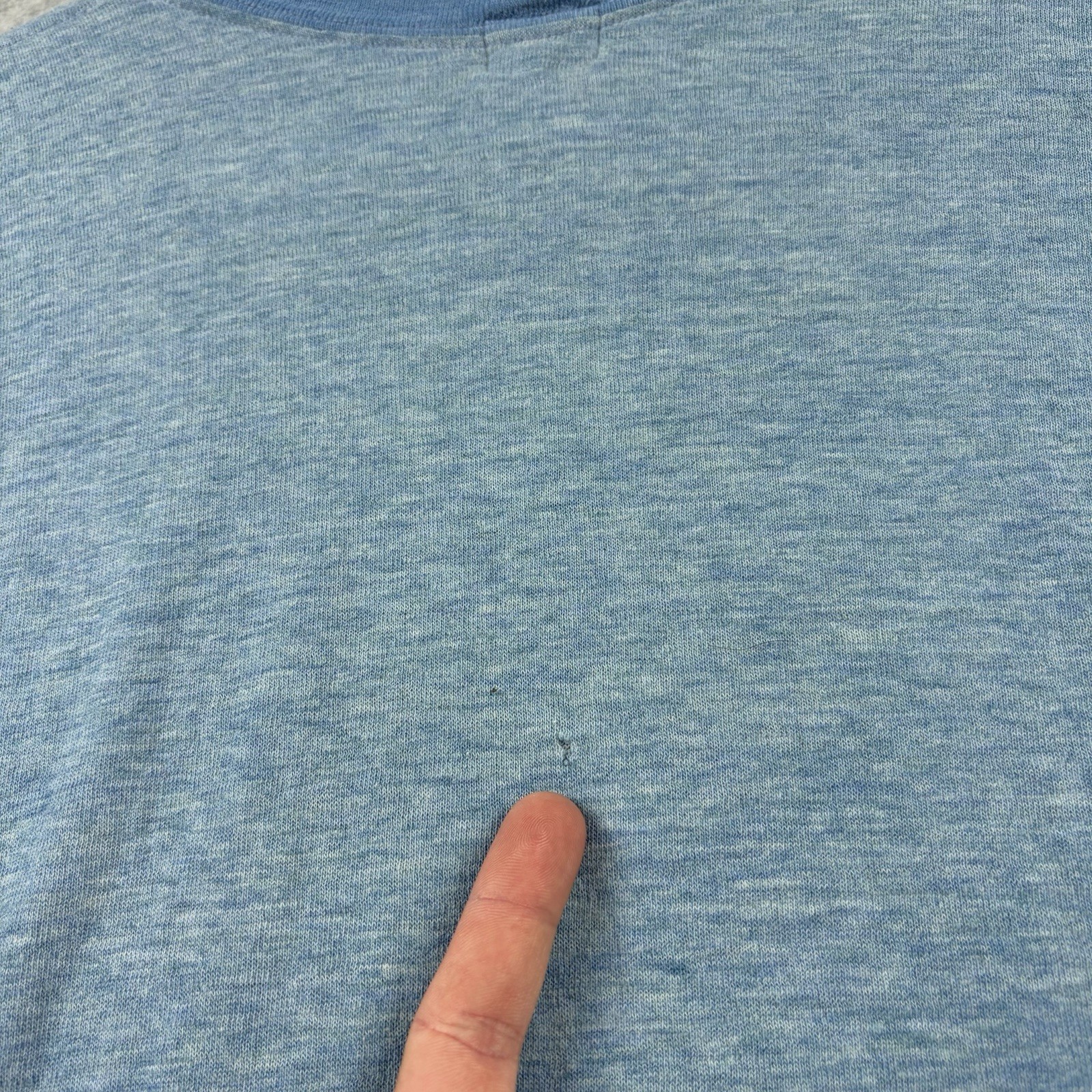 Vintage 60s Duofold Thermal Shirt Mens Large Blue Two Layer Long Sleeve Wool gallery