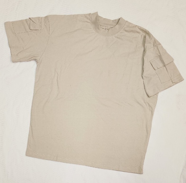 boohoo MAN OVERSIZED CARGO T-SHIRT TRACKSUIT -STONE -(Size Medium)NEW gallery
