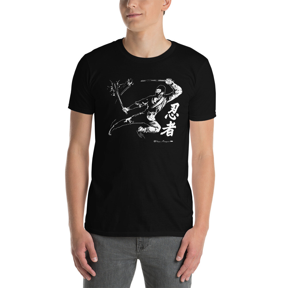 NINJA – VINTAGE 80’S TSHIRT MARTIAL ARTS SHO JAPAN C@@L!!