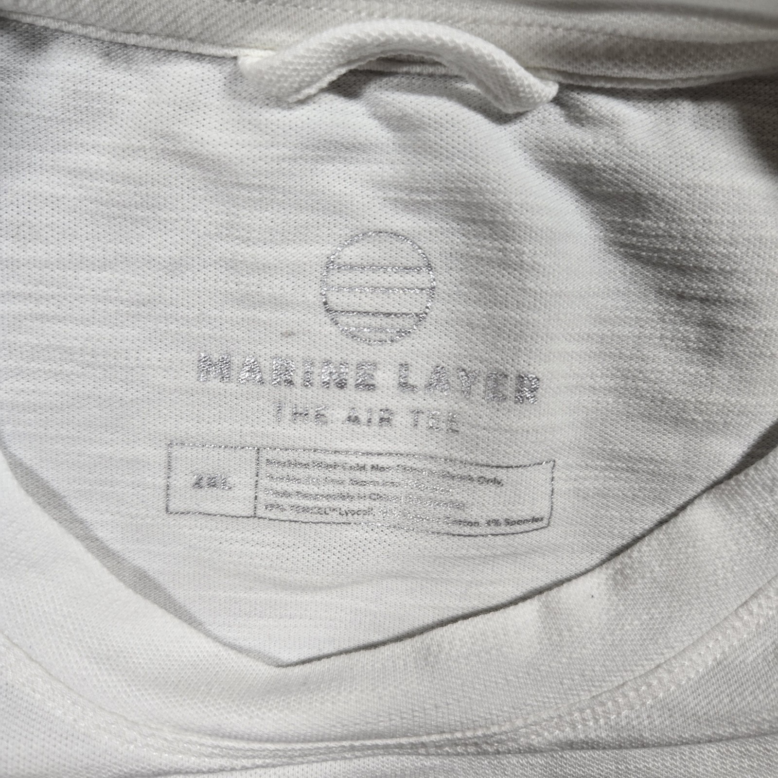 Marine Layer The Air Tee - Mens Size XXL - White Short Sleeve T-Shirt gallery