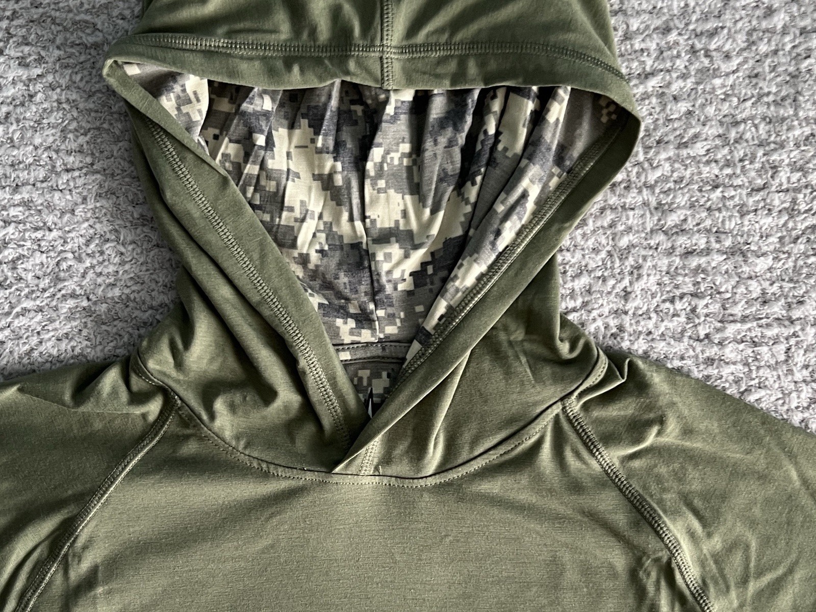 Habit Hooded Shirt Men’s Medium Green Hooded Performance Wicking Stretch Bamboo gallery