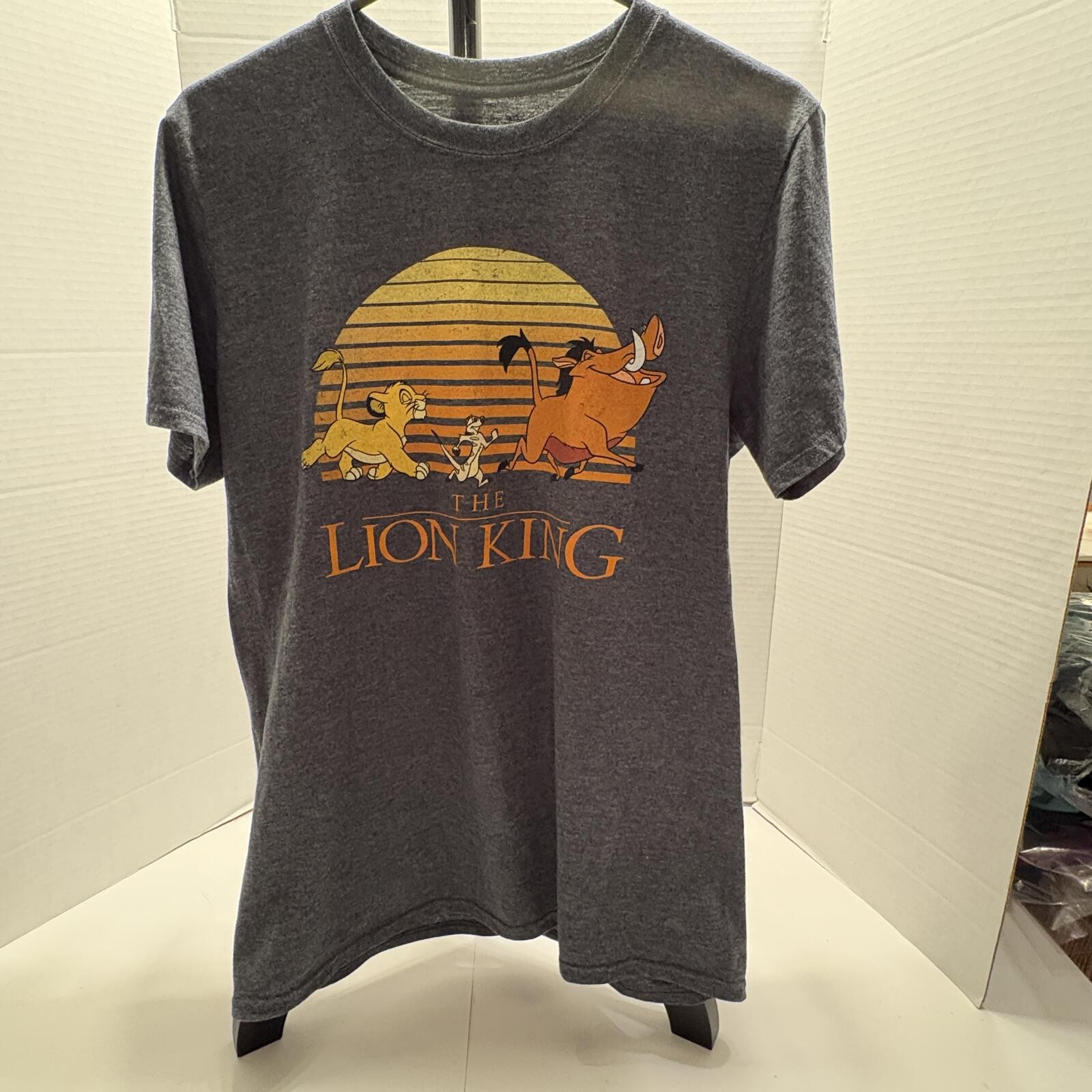 Disney The Lion King Graphic T-Shirt Gray Size M