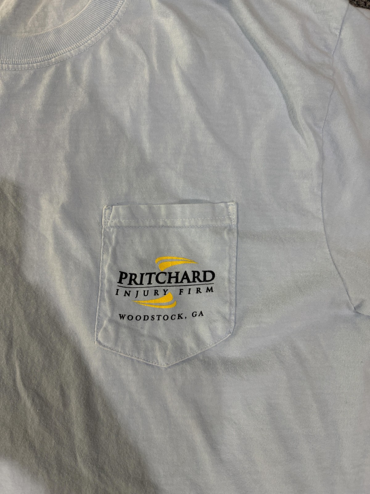 Comfort Colors Shirt Mens XL Blue Pritchard Injury Firm Graphic Train T-Shirt gallery