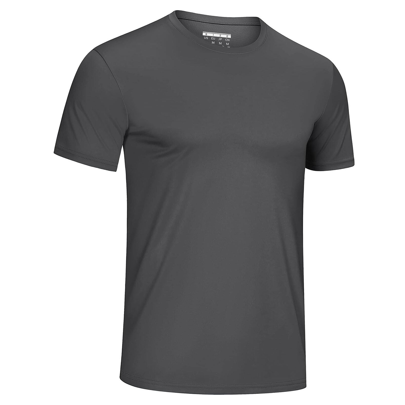 Men's UPF 50+ Short Sleeve T-Shirt Summer Quick Dry Athletic Sports Running Tops gallery