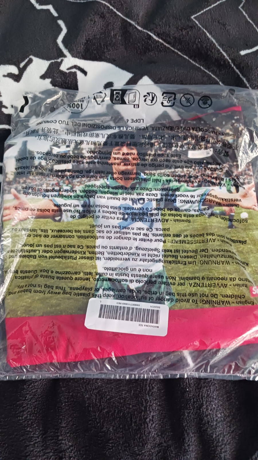 Supreme Maradona Tee Red SS24T31 SIZE Large