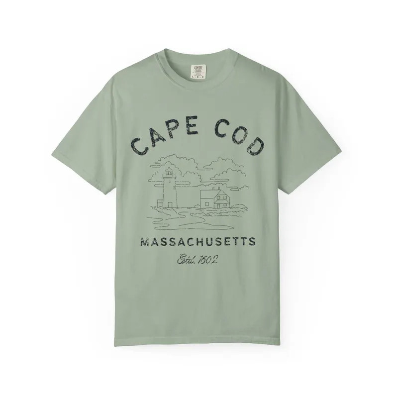 Coastal Trendy Beach Ocean Summer Vacation Gift Comfort Tee gallery