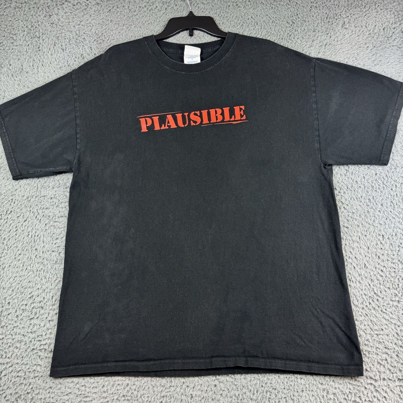 Vintage Mythbusters Plausible Shirt Unisex XL Promo Discovery Channel Y2K 2006