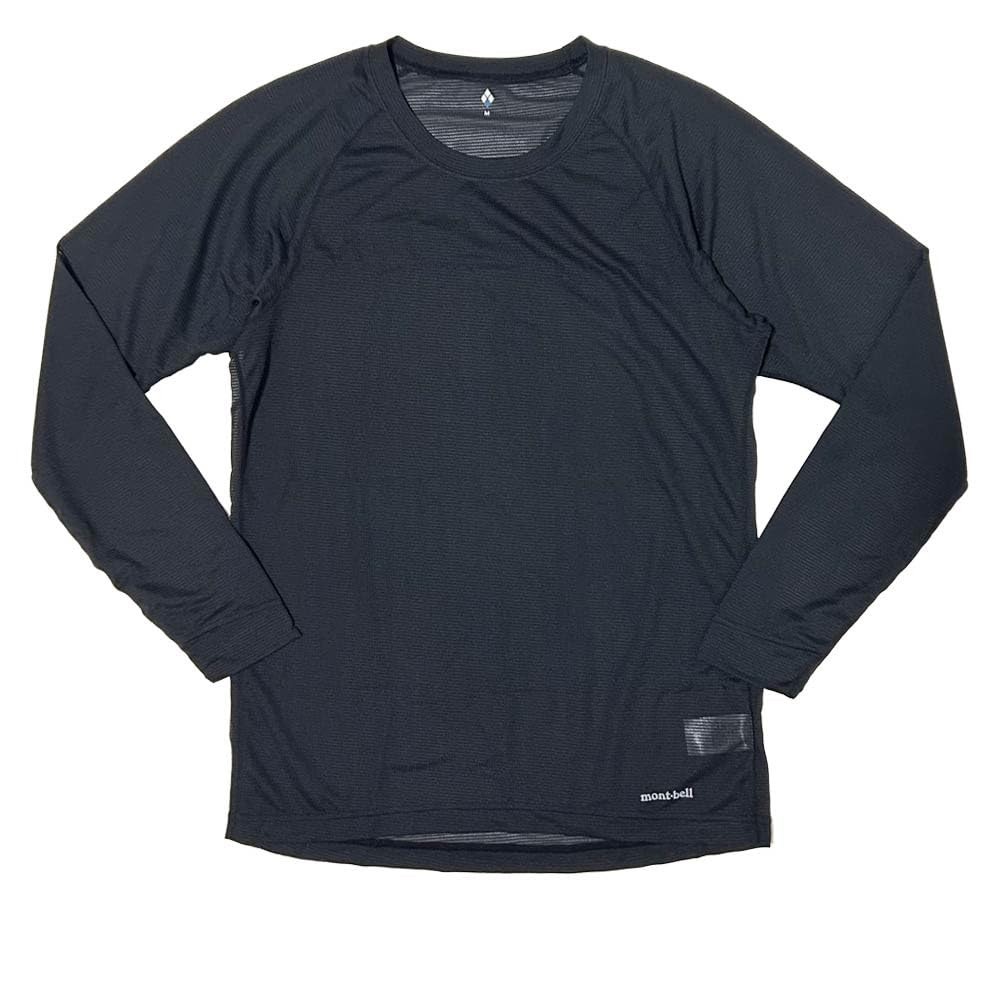 Mont-bell Geoline Cool Mesh Round Neck T-Shirt 1107750 Black BK Size L