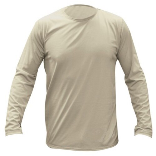 Peckham Men’s ECWCS Gen III Level 1 Lightweight, “Silk Weight” Top, Sand, US GI