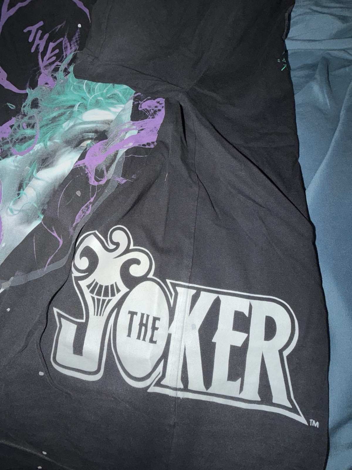 Civil Regime x Batman Joker Cotton Graphic Print Tee Black Men's Size L gallery