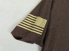 Grunt Style Men’s Large Brown No Rest For The Wicked Cotton Blend T-Shirt