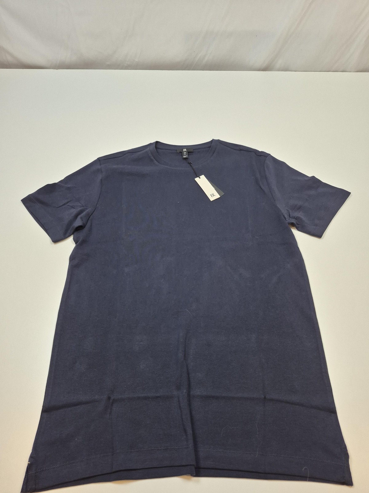 Banana Republic Shirt Mens Medium Tall Blue Cotton Crewneck Tee Casual Basic